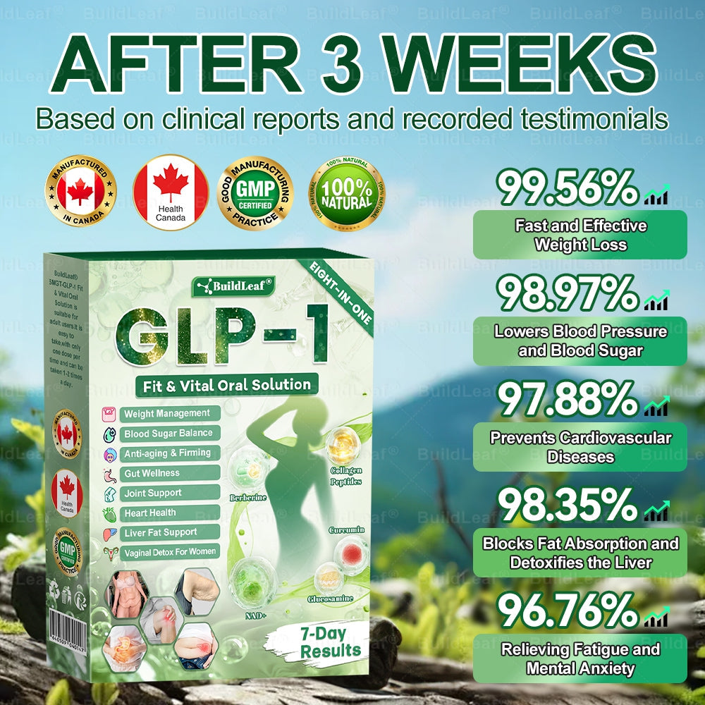 𝖡𝗎𝗂𝗅𝖽𝖫𝖾𝖺𝖿® 𝖦𝖫𝖯-𝟣 𝟪-𝗂𝗇-𝟣 𝖥𝗂𝗍 & 𝖵𝗂𝗍𝖺𝗅 𝖮𝗋𝖺𝗅 𝖲𝗈𝗅𝗎𝗍𝗂𝗈𝗇  (𝑱𝒖𝒔𝒕 𝒐𝒏𝒄𝒆 𝒂 𝒅𝒂𝒚, 𝒗𝒊𝒔𝒊𝒃𝒍𝒆 𝒄𝒉𝒂𝒏𝒈𝒆𝒔 𝒊𝒏 7 𝒅𝒂𝒚𝒔) ✅For obesity, abdominal bloating, sagging skin, diabetes, low energy, gut health, joint issues, and more